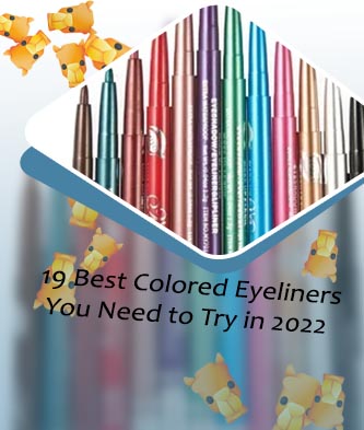 Coloured eyeliner pencil