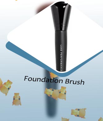 Foundation brush liquid makeup