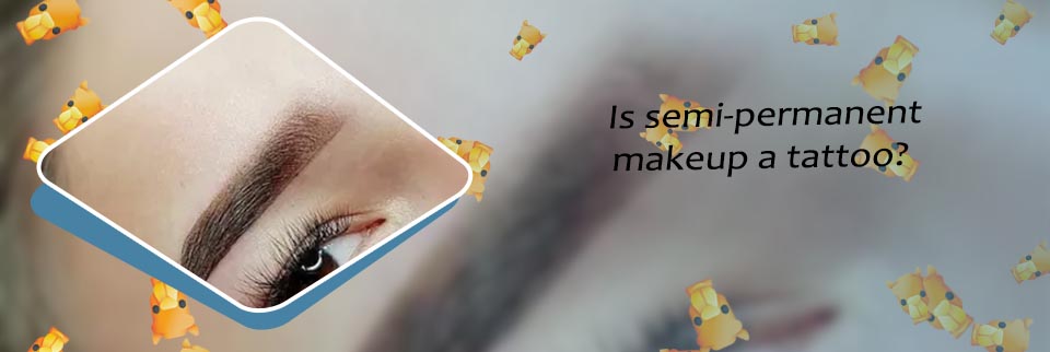 Ombre eyebrows permanent makeup