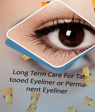Permanent top eyeliner