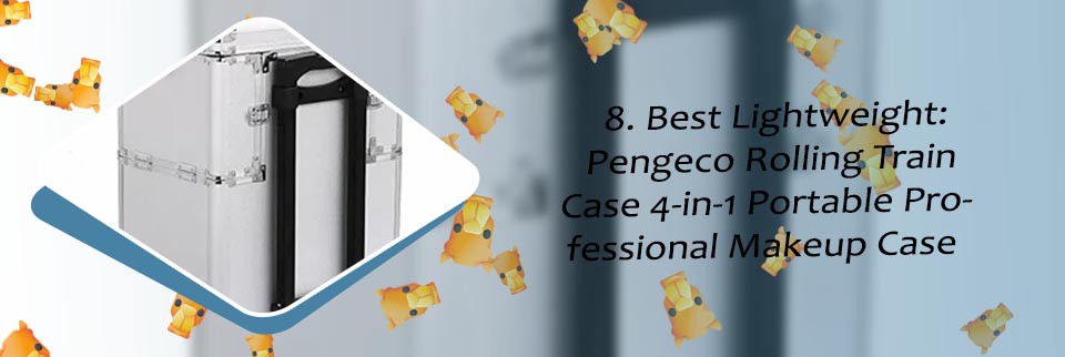 Professional rolling makeup case