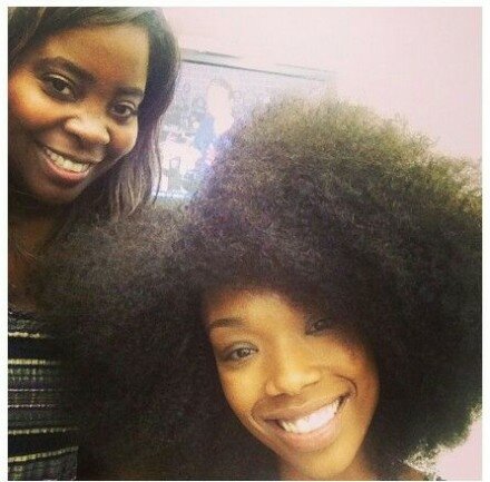 Brandy Reveals Her Natural Hair